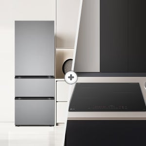 LG 디오스 오브제컬렉션 김치톡톡 + LG 디오스 인덕션 Z330MPSF11 + BEI3ASB2OE