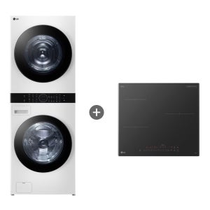 LG 트롬 오브제컬렉션 워시타워 + LG 디오스 인덕션 W21WAM + BEI3ASB2OE