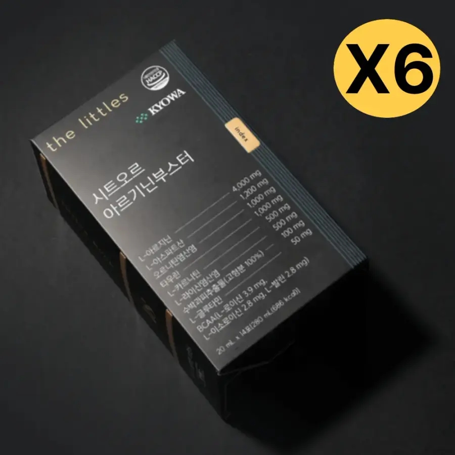 <b>더리틀스</b> 시트오르 <b>아르기닌</b> 부스터 타우린 14포 X6 BNS