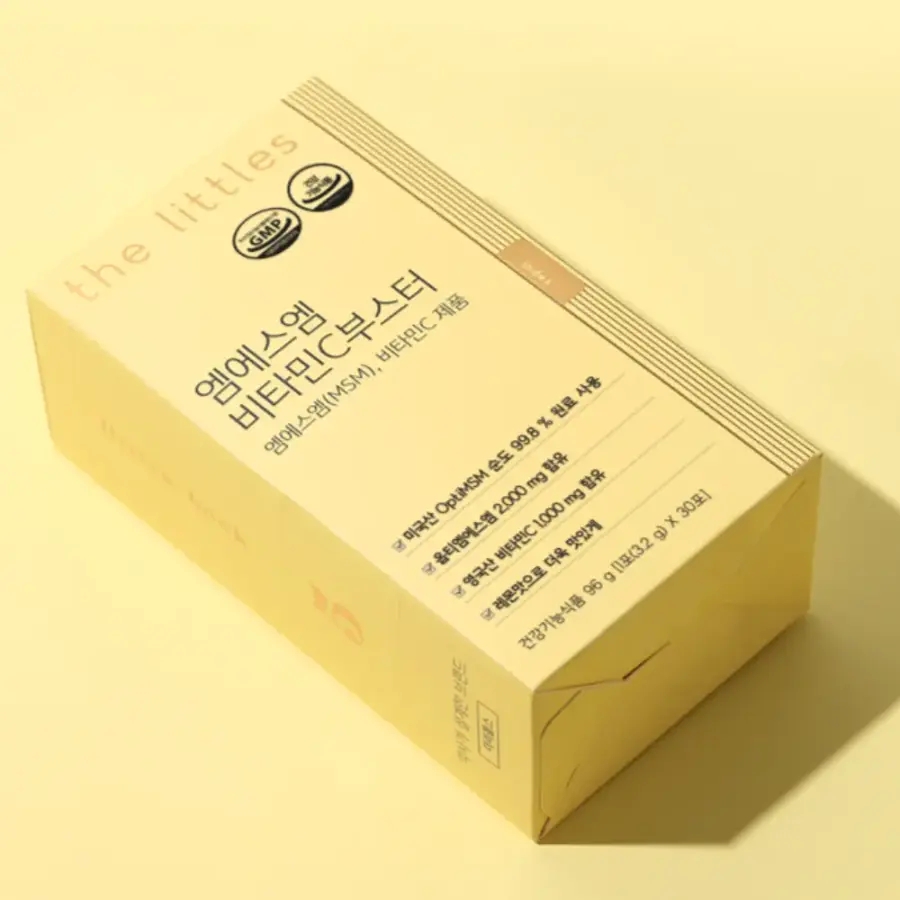 <b>더리틀스</b> 엠에스엠 비타민C 부스터 레몬맛 선물 30포 BNS