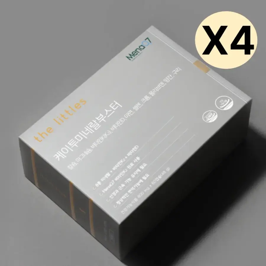 <b>더리틀스</b> 케이투 미네랄 부스터 비타민K2 <b>칼슘</b> 60p X4 BNS