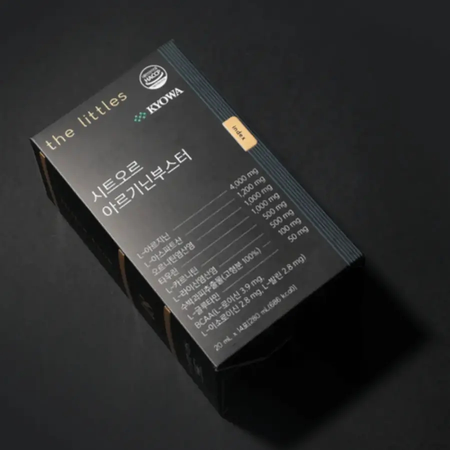 <b>더리틀스</b> 시트오르 <b>아르기닌</b> 부스터 타우린 선물 14포 BNS