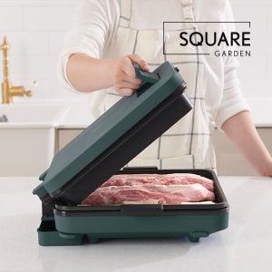 (전골팬,찜기,유리뚜껑 제외) 스퀘어가든 폴딩 양면그릴 단품