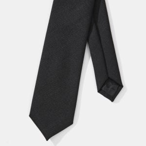 [애습] 울 슬림 타이 - 딥 차콜 그레이 ASP25FWATI237CG