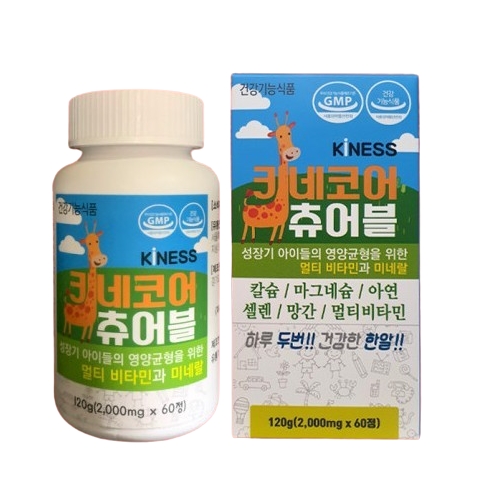 키네코어 츄어블 2000mg x 60정, 1개