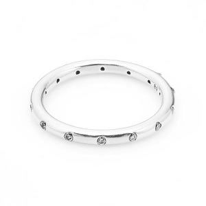 판도라 190945CZ 드롭렛 실버 반지