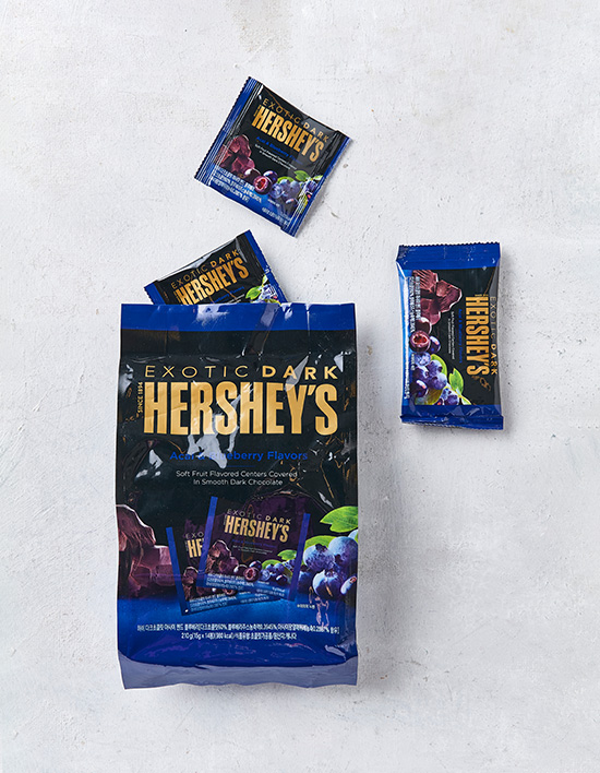 [허쉬] 다크초콜릿 <b>아사이</b> 앤드 블루베리 210g