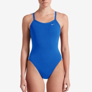 나이키 스윔 앤서 솔리드 레이서백 게임로얄 [NESSA017-494 자수 로고 여자 실내수영복]