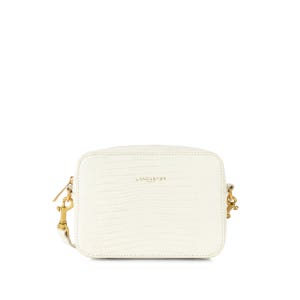 랑카스터 에조틱 리자드 & 크로코 크로스바디 미니 524-88-ECRU LEZ