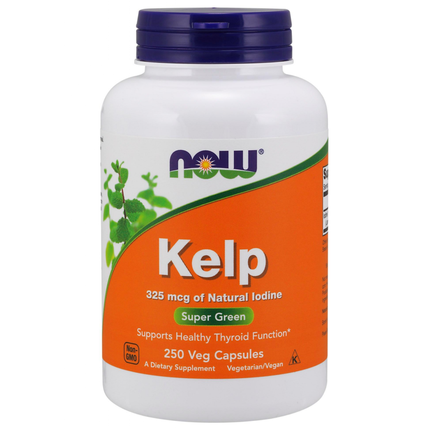나우푸드 <b>켈프 325mcg</b> 슈퍼 그린 베지 캡슐  1개  250
