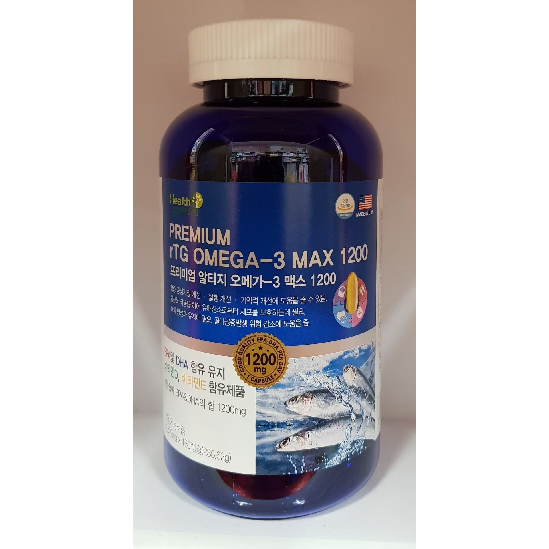 프리미엄 알티지 오메가-3 맥스 1200