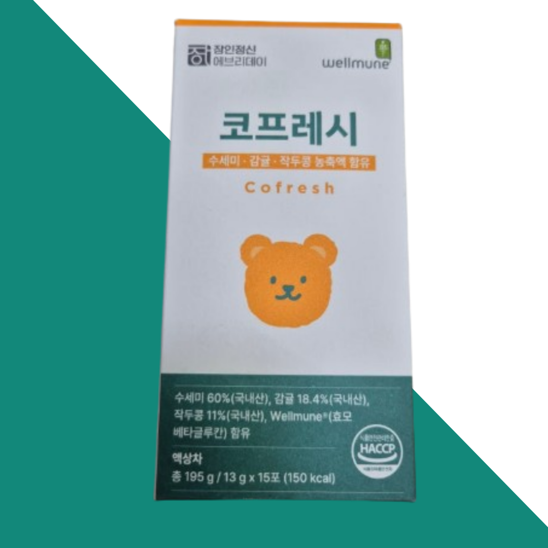 <b>장인정신</b> 에브리데이 코프레시 15회분 국내산 수세미즙 감귤 작두콩 효모 <b>베타</b>글루칸  195g  3개