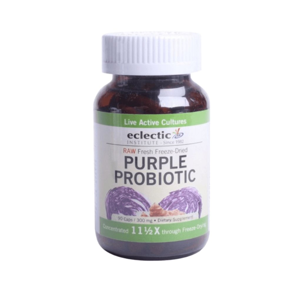에클렉틱인스티튜트 로우 프레시 프리즈 드라이드 <b>퍼플 프로바이오틱 300mg</b> 캡90개