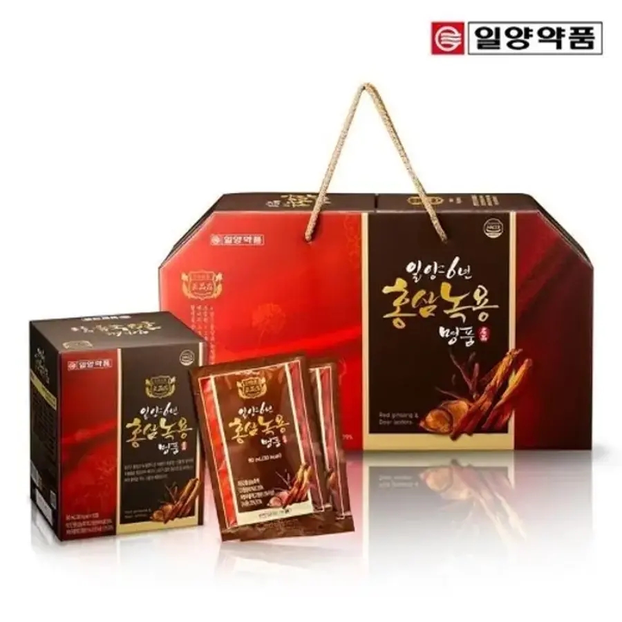 <b>일양</b>약품 <b>일양6년 홍삼 녹용 명품</b> 60mlX30포-선물세트