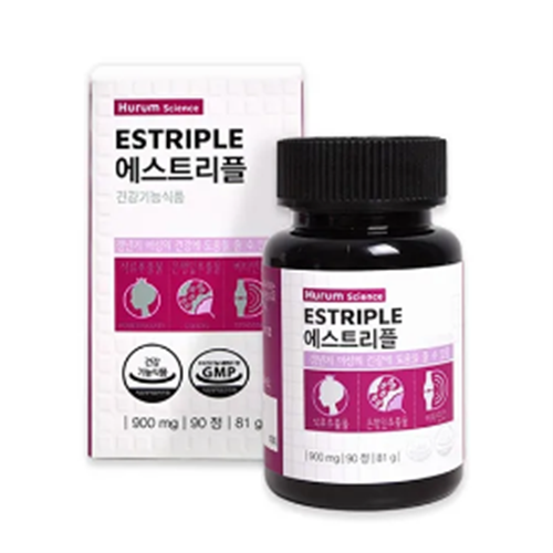 <b>휴럼</b>사이언스 에스트리플 1개월분 여성 갱년기 영양제 식물성 <b>에스트로겐</b> 석류추출물 은행잎추출물 비타민D 함유  1개