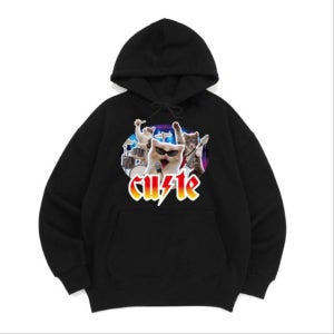 [후드티 고양이밴드] 오버핏 가을 겨울 생일선물 웃긴선, 미소랜드