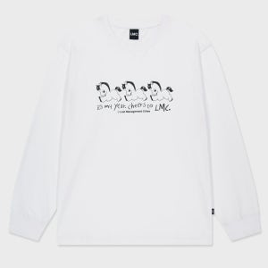 [엘엠씨] NEW YEAR HORSE LONG SLV TEE white