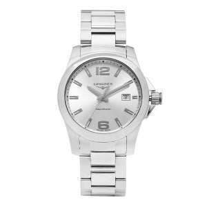 론진 L3.759.4.76.6 콘퀘스트 남성 메탈시계