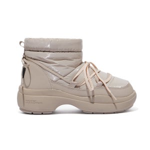 SNOW PADDED BOOTS SHORT  - BEIGE