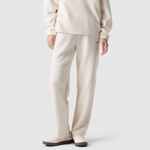 [르꼬끄스포르티브] 유니 쿠션지 레귤러 스트레이트핏 팬츠 - 오트밀 QR123LFP13