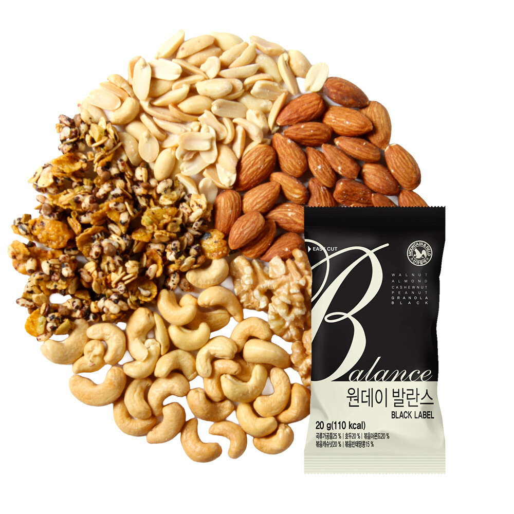 산과들에 원데이발란스블랙 100봉 (티멤32,980원) (무료)