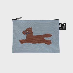 [키티버니포니] 해피 포니 자수 파우치