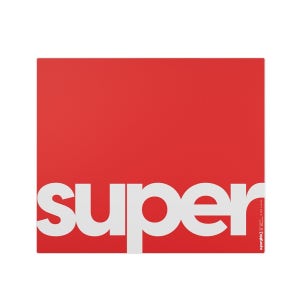 펄사 슈퍼글라이드3 유리 마우스 패드 레드색상 XL사이즈 Type-S