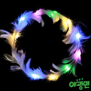 LED 엔젤 크라운 머리띠 화관
