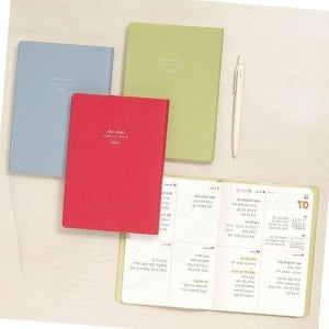 주간 다이어리 날짜형 위클리 플래너 스케줄러 하드커버 업무용 학습용 시간관리 월간계획 일정관리