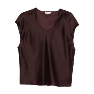 케이트 카이트 바보 스쿱 넥 실크 탑 24093002 TP439777668