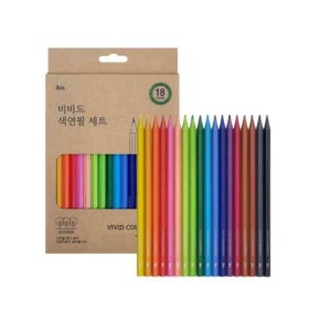 내집방 18색색연필 1박스 96개입 색연필세트 미술용색연필
