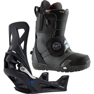 버튼 남성용 이온 스텝온 와이드 부츠 + 버튼 스텝온 엑스 바인딩 세트