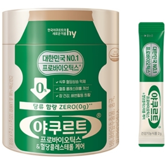 한국야쿠르트 야쿠르트 프로바이오틱스 앤 혈당 콜레스테롤 케어 2g x 60포, 1개