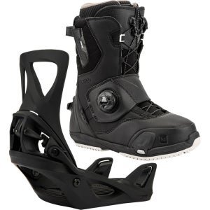 나이트로 여성용 케이브 티엘에스 스텝온 부츠 + 버튼 스텝온 바인딩