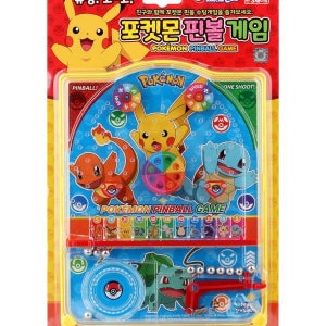 [팀워크코리아] 포켓몬 핀볼 게임/휴대용 미로 게임기 슈팅 보드게임_TY-4148