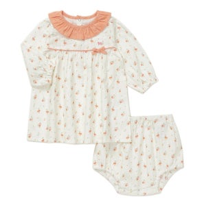 [롯데백화점] 블루독 베이비 피치플라워원피스 46113-400-01 LE1220744435