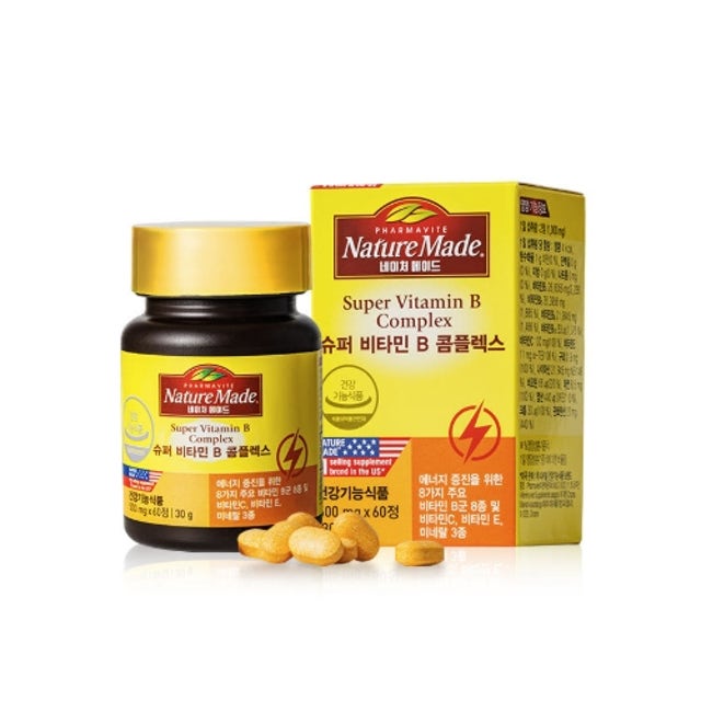 네이처메이드 슈퍼 비타민B 콤플렉스 500mg x 60정, 1개