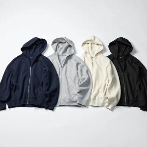 유니클로 C 스웨트 오버사이즈 풀집업 파카 4컬러 485735