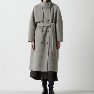 [롯데백화점] 주크 알파카 블렌디드 벨티드 하이넥 더블 롱 코트 Z254MSG532 LE1220697850