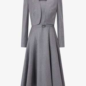 [MICHAA] 클래식 벨티드 자켓 원피스 [MIP9WOP112]