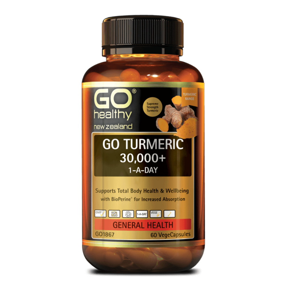 뉴질랜드 <b>고헬씨</b> 강황 터메릭 30000+ 60정 식물성캡슐  단품  1개
