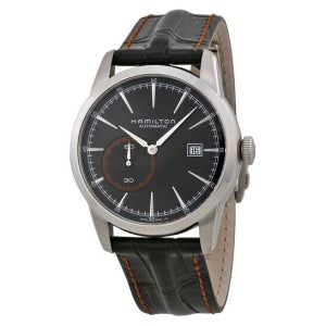 해밀턴 클래식 레일로드 자동 검은색 다이얼 남성 시계 H40515731 오토매틱 블랙 가죽 Classic Railroad Automatic Black Dial L 149844642