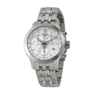 티쏘 PRC200 크로노그래프 화이트 다이얼 여성용 시계 T0552171101800 7274214