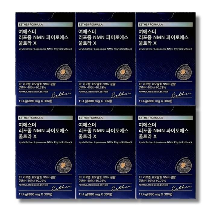 에스더포뮬러 여에스더 리포좀 NMN 울트라 X 6박스