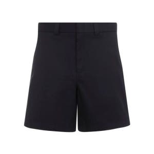 구찌 배송 24FW  웹 디테일 더블 코튼 트윌 쇼츠  784043ZAQH5 4440 blue