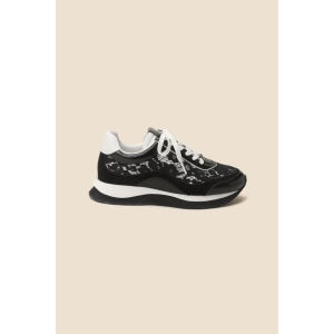 [슈콤마보니]Lace sneakers(black) 블랙 DG4DS25044BLK