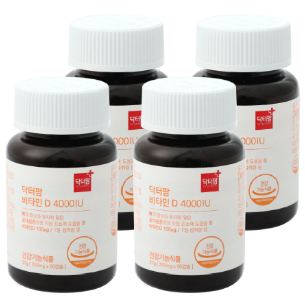 [<b>닥터팜</b>] <b>비타민D</b> 4000IU  4개  90정