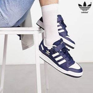 [아디다스] 오리지널 포럼 로우 트레이너스 남녀공용 스니커즈 네이비