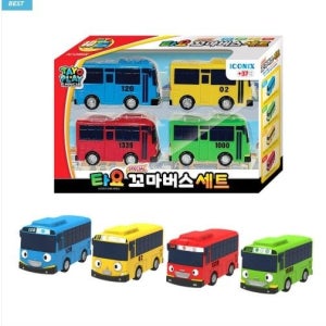 아이코닉스 (아이코닉스) 타요 스페셜 꼬마버스 4종세트