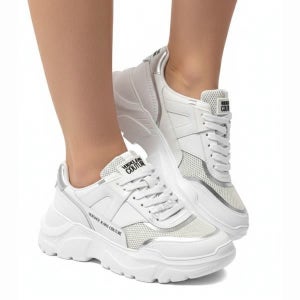 베르사체 Logo SpeedTrack Trainer (78VA3SC4 ZPB07 LA3) (로고 Speedtrack 트레이너)